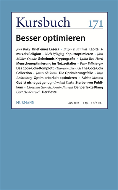 Peter Felixberger, Armin Nassehi - Kursbuch 171, E-bok