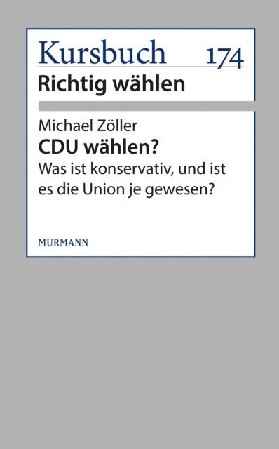 Michael Zoller - CDU wählen?, E-bok