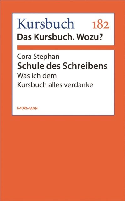 Cora Stephan - Schule des Schreibens, E-bok