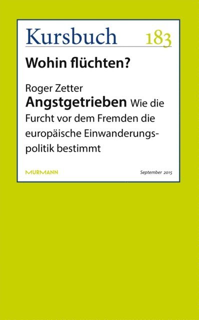 Roger Zetter - Angstgetrieben, E-bok