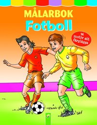 e-Bok Målarbok fotboll