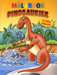 e-Bok Målarbok Dinosaurier