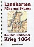 Deutsch-Dänische Krieg 1864. LANDKARTEN, PLÄNE UND SKIZZEN. Große Generalstabs Ausgabe. Landkartenband + (2 Bände)