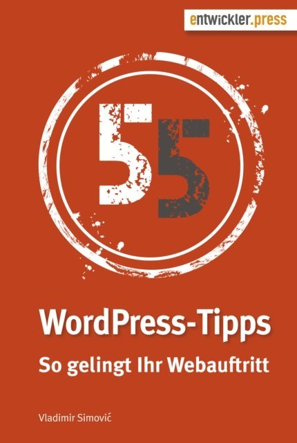 Vladimir Simovic - 55 WordPress-Tipps, E-bok
