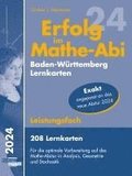 Erfolg im Mathe-Abi 2024, 208 Lernkarten Leistungsfach Allgemeinbildendes Gymnasium Baden-Wrttemberg