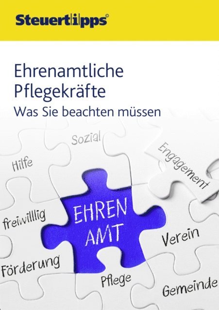 Wolters Kluwer Steuertipps - Ehrenamtliche Pflegekräfte, E-bok. Tillgänglighet: Lägg i varukorg