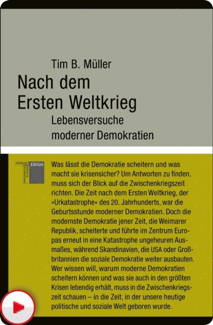 Tim B. Muller - Nach dem Ersten Weltkrieg, E-bok