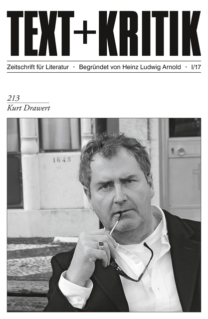 Peter Geist - TEXT + KRITIK 213 - Kurt Drawert, E-bok