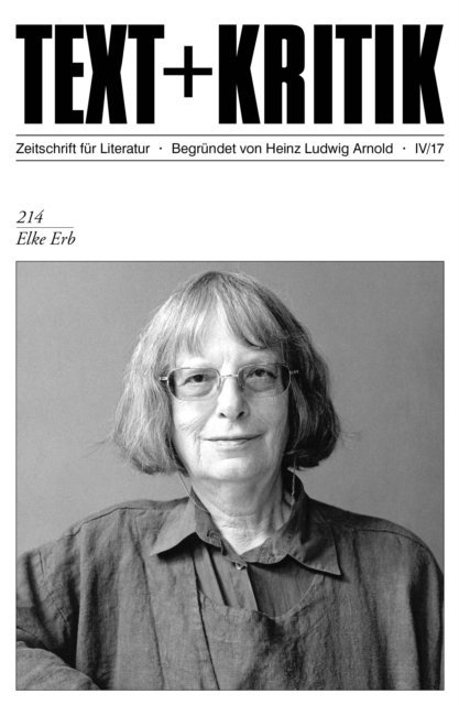 Steffen Popp - TEXT + KRITIK 214 - Elke Erb, E-bok