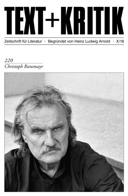 Doren Wohlleben - TEXT + KRITIK 220 - Christoph Ransmayr, E-bok