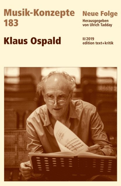 Ulrich Tadday - MUSIK-KONZEPTE 183 : Klaus Ospald, E-bok