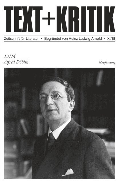 Sabine Kyora - TEXT + KRITIK 13/14 - Alfred Döblin, E-bok