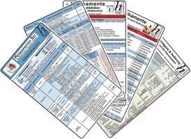 Medikamenten Karten-Set - Notfallmedikamente, Analgesie & Sedierung, Inkompatibilitäten intravenöser Medikamente, Övrigt