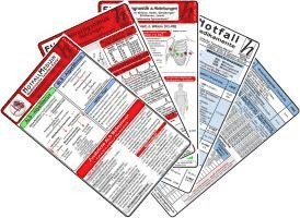 Notfallmedizin Karten-Set - Herzrhythmusstörungen, Notfallmedikamente, Reanimation, Övrigt