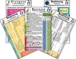Beatmungs-Karten-Set - classic 2016 (5er-Set) - Medizinische Taschen-Karte, Häftad