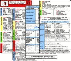 Sven Berghaus, Uwe Hawelka - Schemata & Scores in Klinik & Rettungsdienst (2 Karten Set) - SSSS-Schema, ABCDE-Schema, Basics-Schema, IPAP-Schema, SAMPLER(!)S, WASB, FAST, OPQRST, PECH-Regel, DMS, 4Hs, HITS, GCS, KUSS, APGAR, Häftad
