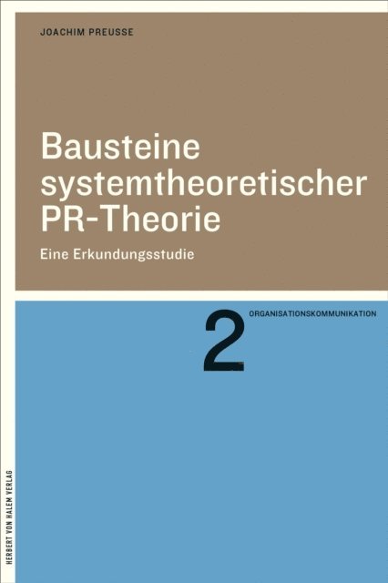 Joachim Preusse - Bausteine systemtheoretischer PR-Theorie, E-bok