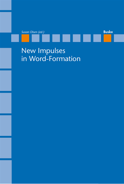Susan Olsen - New Impulses in Word-Formation, E-bok