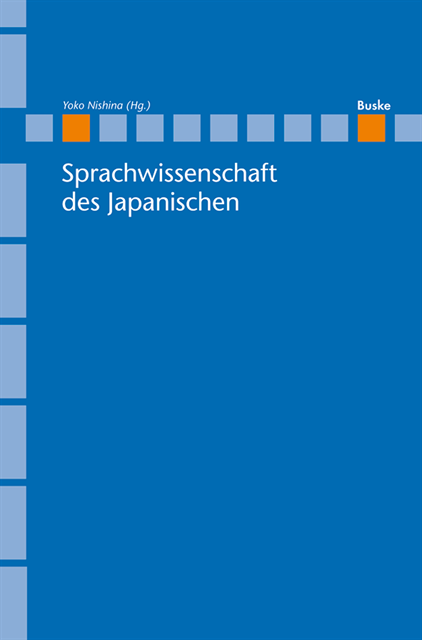 Yoko Nishina - Sprachwissenschaft des Japanischen, E-bok