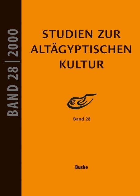 Hartwig Altenmuller - Studien zur Altagyptischen Kultur Band 28, E-bok