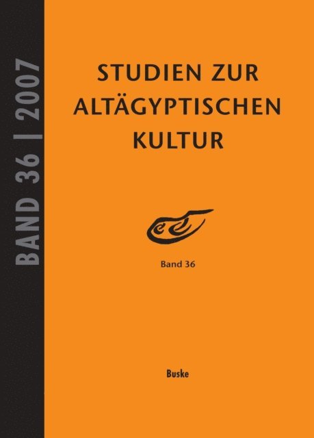 Nicole Kloth, Hartwig Altenmuller - Studien zur Altagyptischen Kultur Band 36, E-bok