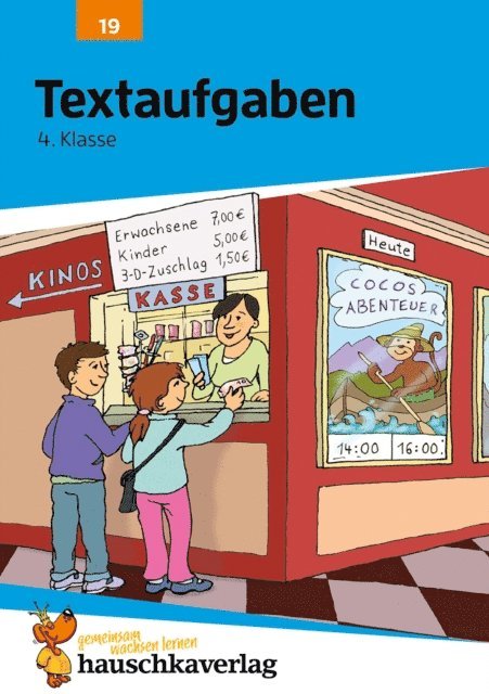 Adolf Hauschka - Mathe 4. Klasse Übungsheft - Textaufgaben, E-bok
