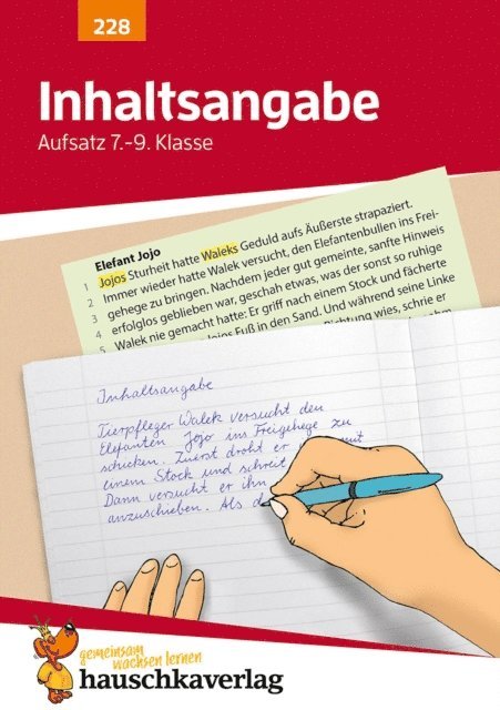 Gerhard Widmann - Inhaltsangabe. Aufsatz 7.-9. Klasse, E-bok