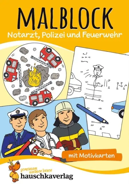 Hauschka Verlag - Malbuch ab 4 Jahre für Junge und Mädchen - Feuerwehr, E-bok. Tillgänglighet: Lägg i varukorg