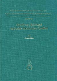 Ortrun Riha - Ortolf Von Baierland Und Seine Lateinischen Quellen: Hochschulmedizin in Der Volkssprache 10, Inbunden. Tillgänglighet: Tillfälligt slut