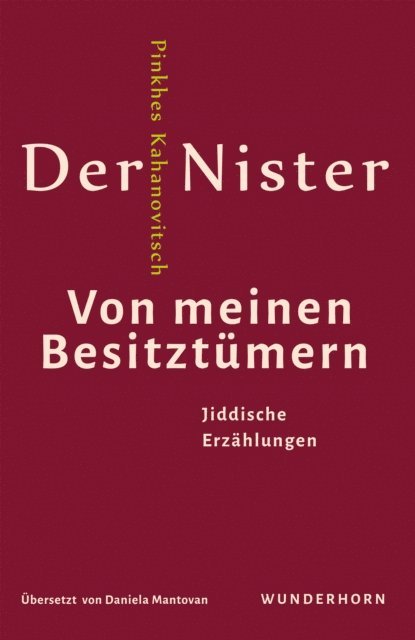 Der Nister - Von meinen Besitztümern, E-bok
