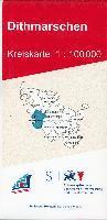 Dithmarschen Kreiskarte 1 : 100 000