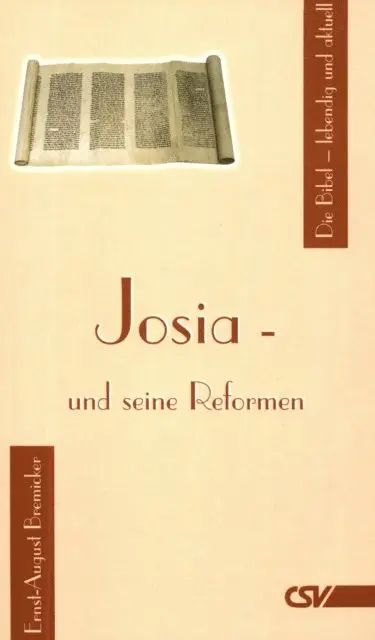 Ernst-August Bremicker - Josia und seine Reformen, E-bok. Tillgänglighet: Lägg i varukorg