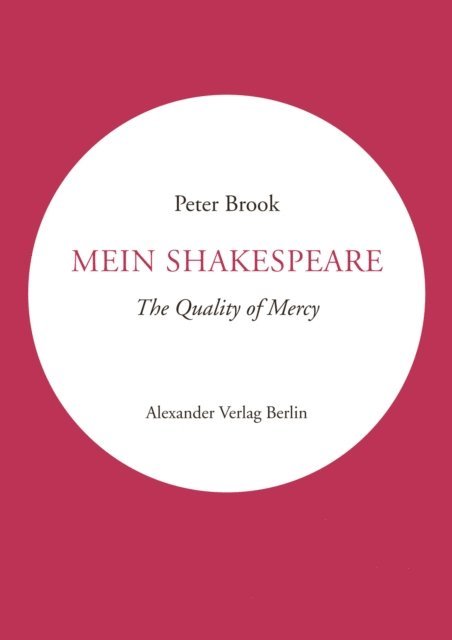 Peter Brook - Mein Shakespeare, E-bok