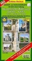 Verlag Barthel - Wander- und Radwanderkarte Ökumenischer Pilgerweg Görlitz-Vacha (Teil 2 Leipzig-Vacha) mit Zick-Zack-Faltung. 1:50000, Övrigt