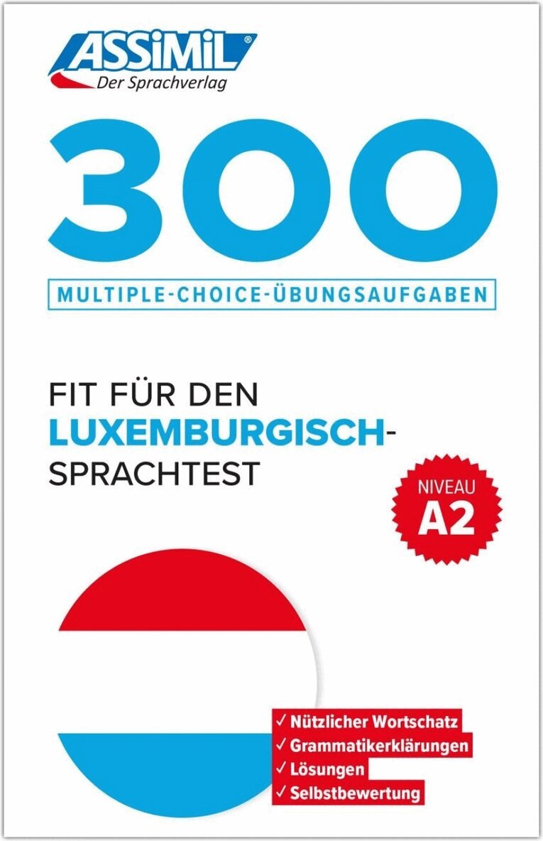 Colotte Franck, ASSiMiL GmbH - QCM 300 Tests Luxemburgisch, Häftad
