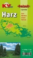 Harz (Gesamtharz-Karte), KVplan, Wanderkarte/Harzklub-Wanderwege/Freizeitkarte/Radkarte, 1:50.000. Tillgänglighet: Lägg i varukorg