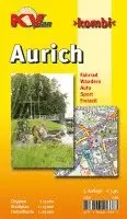 Aurich, KVplan, Radkarte/Freizeitkarte/Stadtplan, 1:25.000 / 1:15.000 / 1:5.000. Tillgänglighet: Lägg i varukorg