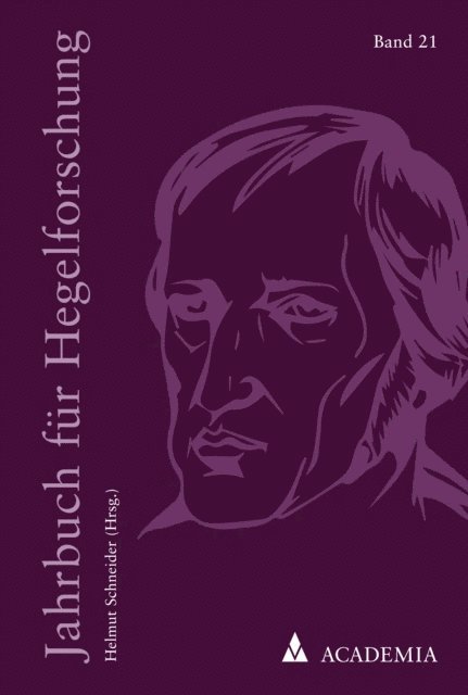 Helmut Schneider - Jahrbuch für Hegelforschung, E-bok