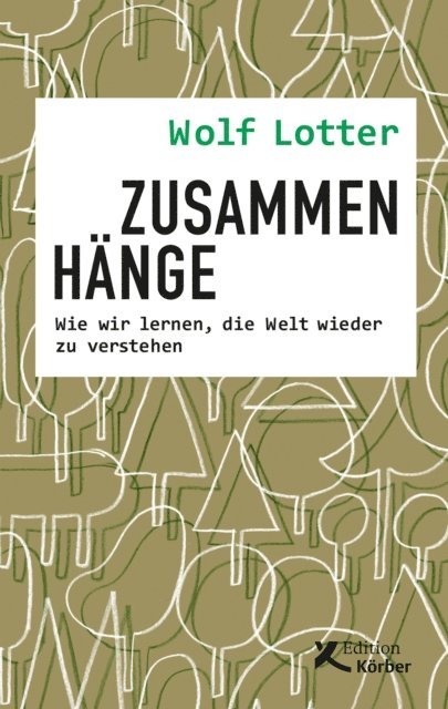 Wolf Lotter - Zusammenhänge, E-bok