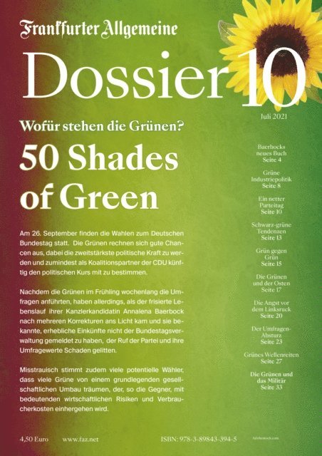 Frankfurter Allgemeine Archiv, Berthold Kohler, Carsten Knop - 50 Shades of Green, E-bok