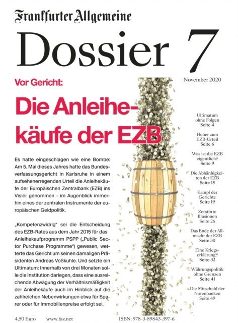 Frankfurter Allgemeine Archiv, Carsten Knop, Gerald Braunberger - Vor Gericht: Die Anleihekäufe der EZB, E-bok