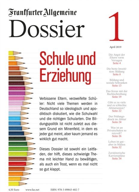 Frankfurter Allgemeine Archiv, Carsten Knop - Schule und Erziehung, E-bok