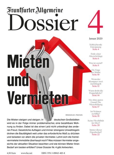 Frankfurter Allgemeine Archiv, Carsten Knop - Mieten und Vermieten, E-bok