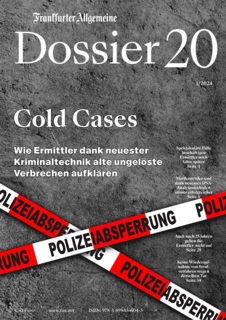 Frankfurter Allgemeine Archiv, Carsten Knop - Cold Cases, E-bok