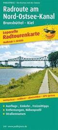 Radwanderkarte Radroute Nord-Ostsee-Kanal 1 : 50 000