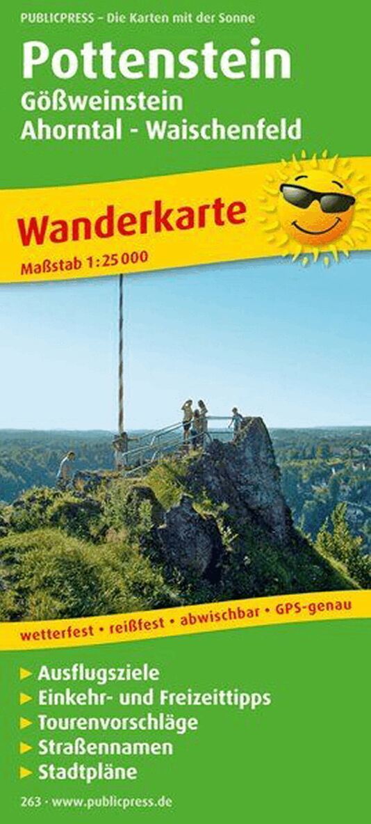 Freytag-Berndt - Pottenstein, GOSSweinstein - Ahorntal - Waischenfeld. Tillgänglighet: Lägg i varukorg