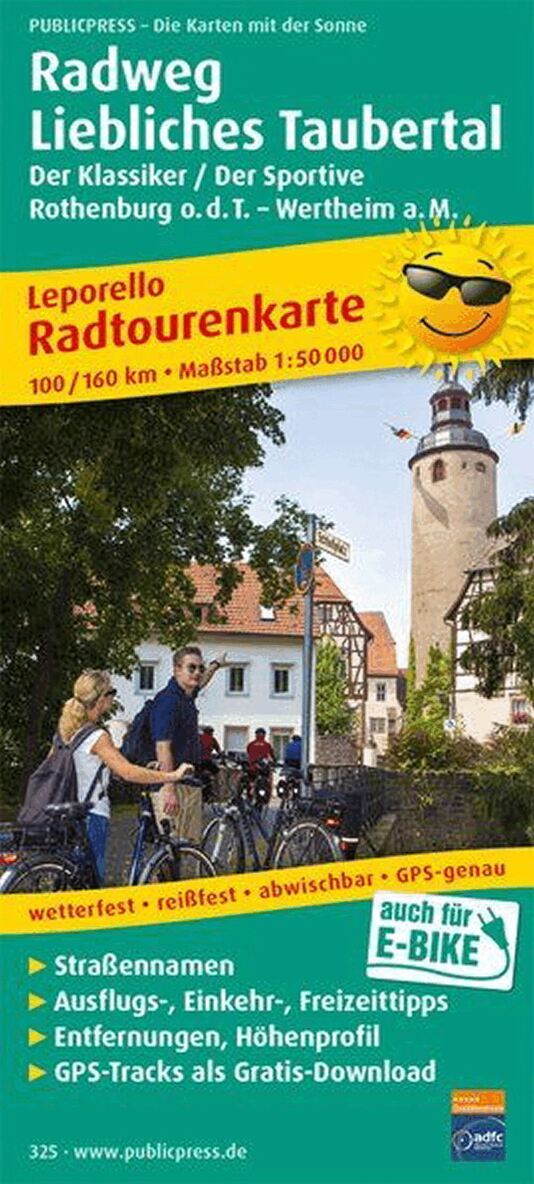 Freytag-Berndt - Cycle Path Liebliches Taubertal, Rothenburg o.d.T. - Werthei, Övrigt. Tillgänglighet: Lägg i varukorg