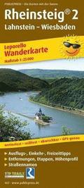 Rheinsteig 2, hiking map 1:25,000