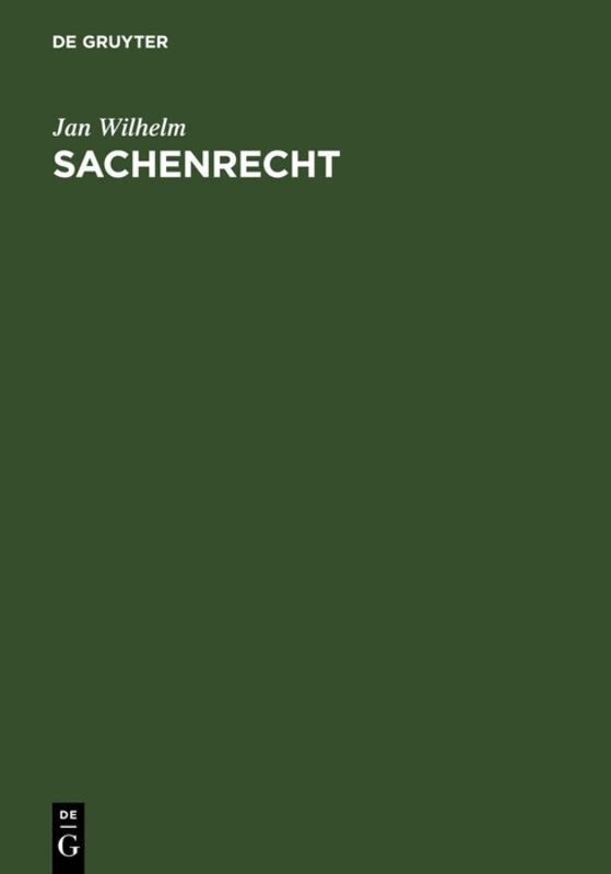 Jan Wilhelm - Sachenrecht, Inbunden. Tillgänglighet: Tillfälligt slut