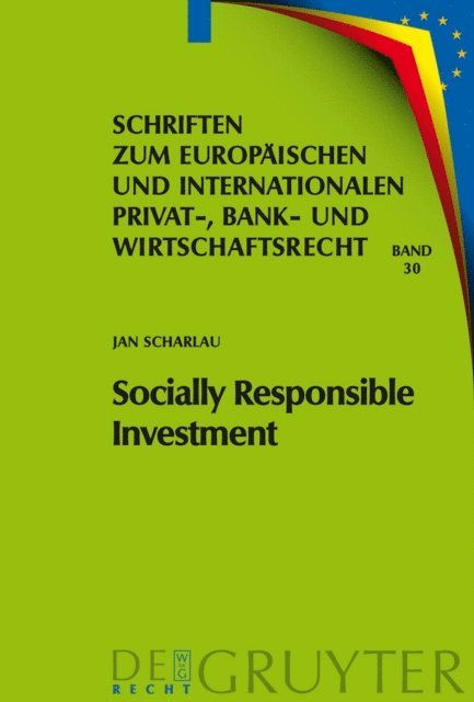 Jan Scharlau - Socially Responsible Investment, E-bok
